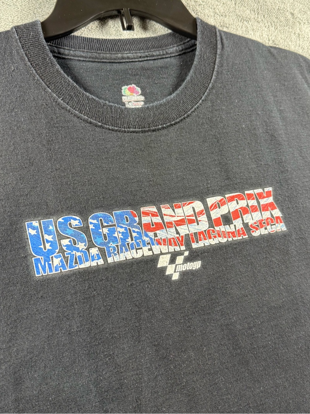 Fruit Of The Loom US Grand Prix 2006 Motorcycle Racing T-Shirt XL Black Biker